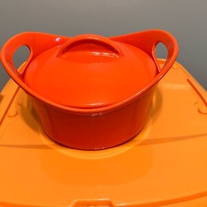Rachael Ray Vibrant Orange Casserole Dish